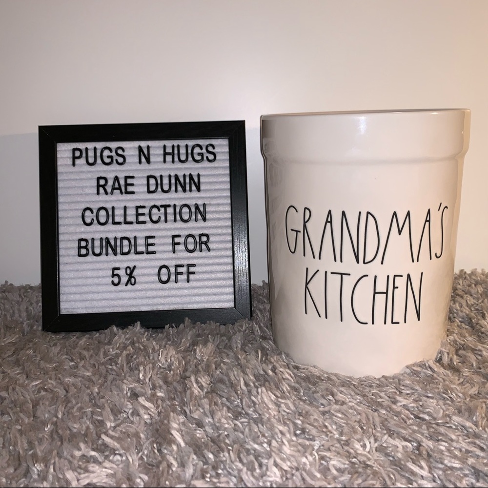 Rae Dunn “Grandma’s Kitchen” Utensil Holder/Crock